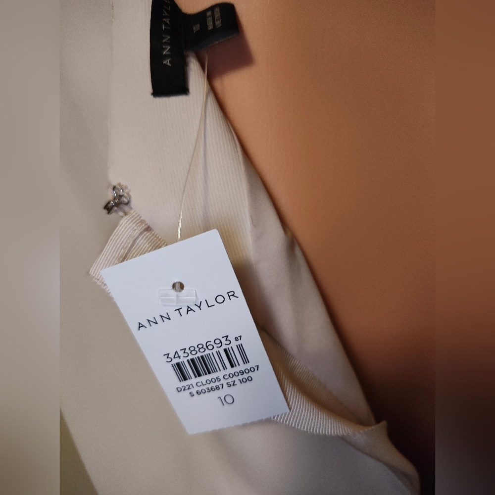 Ann Taylor Elegant Tan Midi Dress - Picture 7 of 7